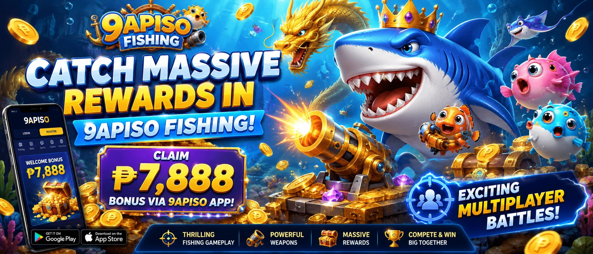 Fishing Games hub main view