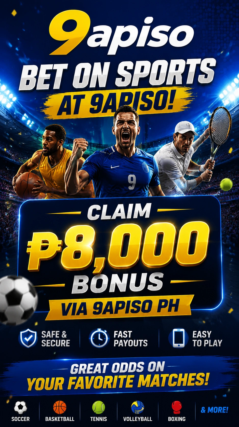 Promotions and VIP rewards for sports players
