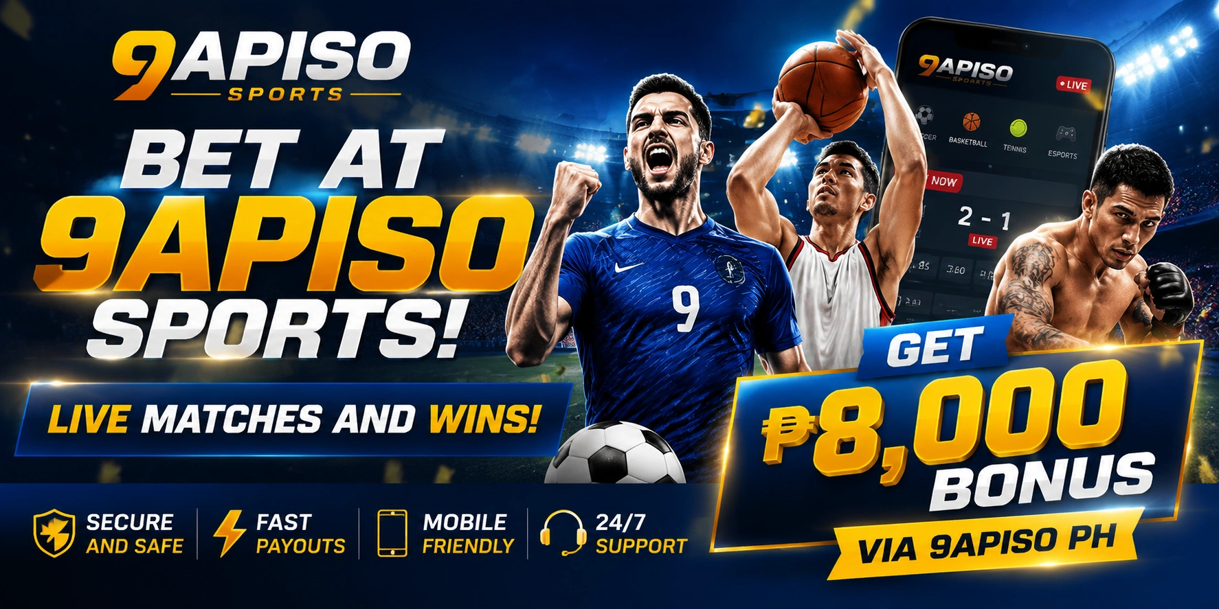 Sports hub mobile view for Filipino players